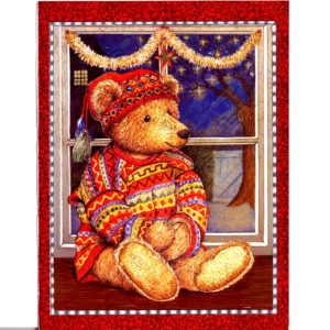 3728 Teddy Bear in Window